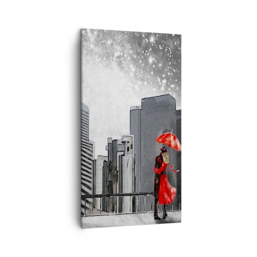 Impression sur toile - Image sur toile - L'homme n'est pas une pierre - 45x80 cm