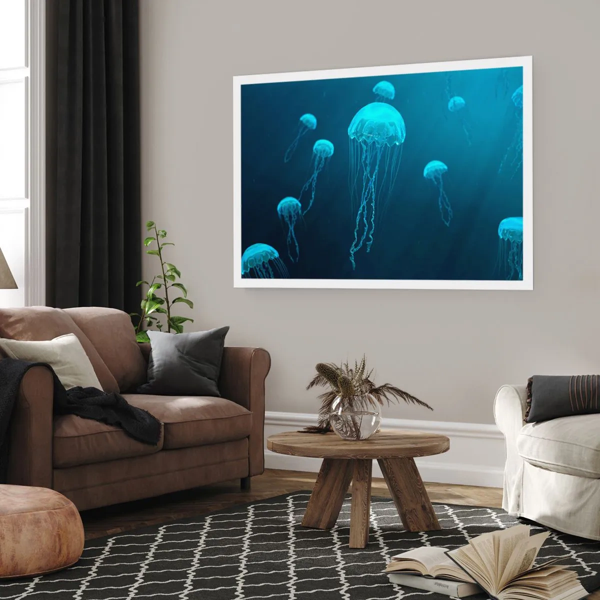 Affiche - Poster - Danse océanique - 70x50 cm