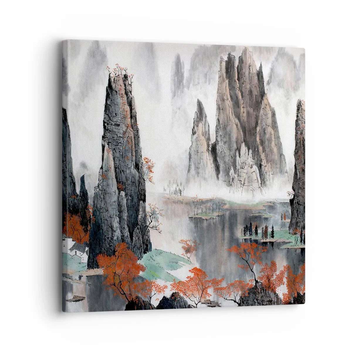 Impression sur toile - Image sur toile - De puissants gardiens - 30x30 cm
