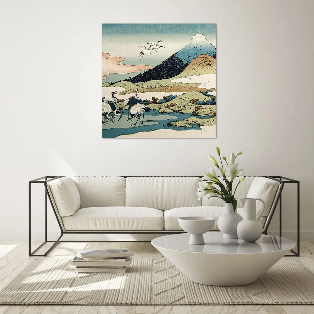 Impression sur verre - Image sur verre - Avec une âme japonnaise - 60x60 cm