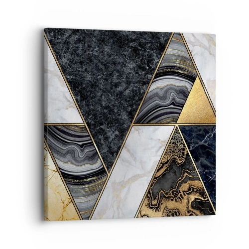 Impression sur toile - Image sur toile - Pierre après pierre - 30x30 cm