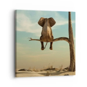 Impression sur toile - Image sur toile - Nouveau point de vue - 30x30 cm