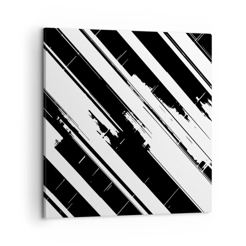 Impression sur toile - Image sur toile - Une composition intense et dynamique - 50x50 cm