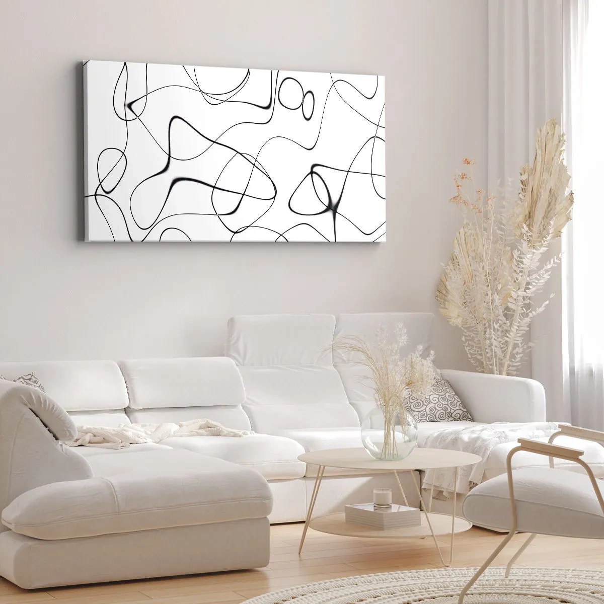 Impression sur toile - Image sur toile - Le chemin de la vie, les voies du hasard - 90x30 cm