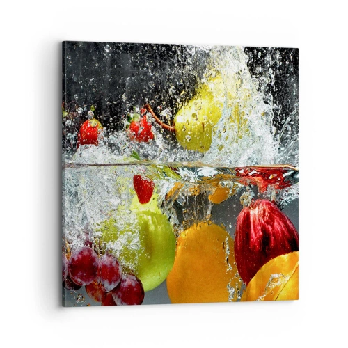 Impression sur toile - Image sur toile - Rafraîchissement fruité - 70x70 cm