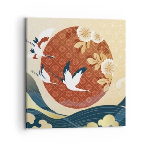 Impression sur toile - Image sur toile - Conte japonnais - 70x70 cm