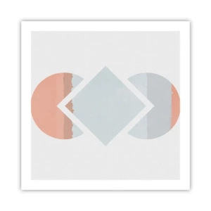 Affiche - Poster - La situation est clair - 60x60 cm