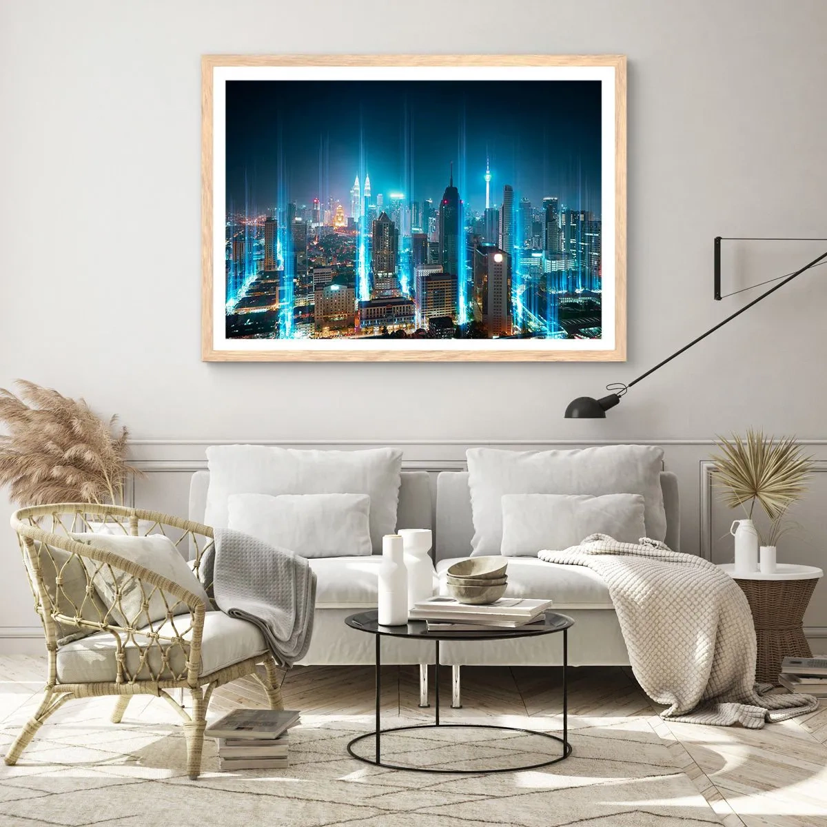 Affiche dans un chêne clair - Poster - À Berlin au paradis - 70x50 cm