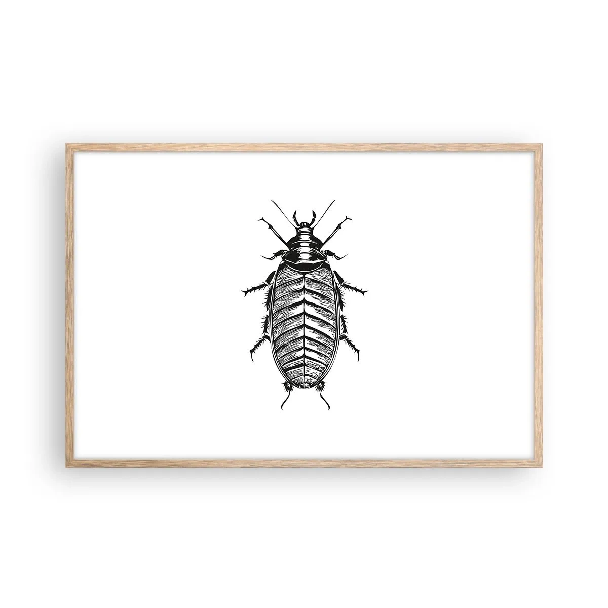 Affiche dans un chêne clair - Poster - Quel spécimen! - 91x61 cm