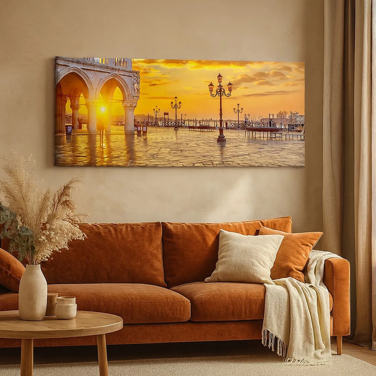 Impression sur toile - Image sur toile - Où est tout le monde? - 100x40 cm