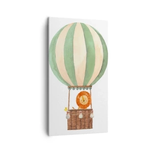 Impression sur toile - Image sur toile - Les voyages de Léon - 45x80 cm