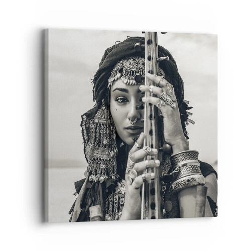 Impression sur toile - Image sur toile - Musique de l'Orient elle-même - 30x30 cm