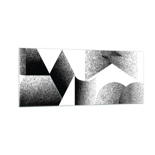 Impression sur verre - Image sur verre - Angles et ovales - 100x40 cm