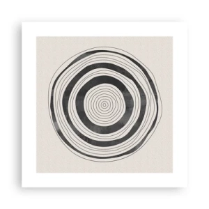 Affiche - Poster - Ce qui est important c'est ce qu'il y a entre les deux - 40x40 cm