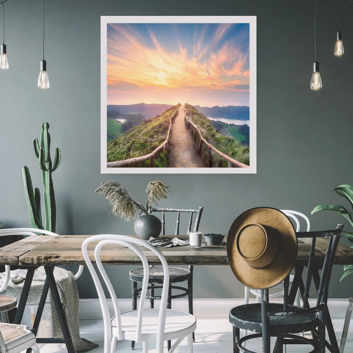 Affiche - Poster - Proche du ciel - 30x30 cm