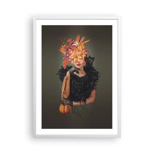 Affiche dans un cadre blanc - Poster - Sort de sorcière - 50x70 cm