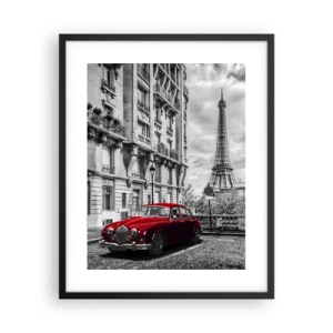 Affiche dans un cadre noir - Poster - Prédateur dans la ville - 40x50 cm