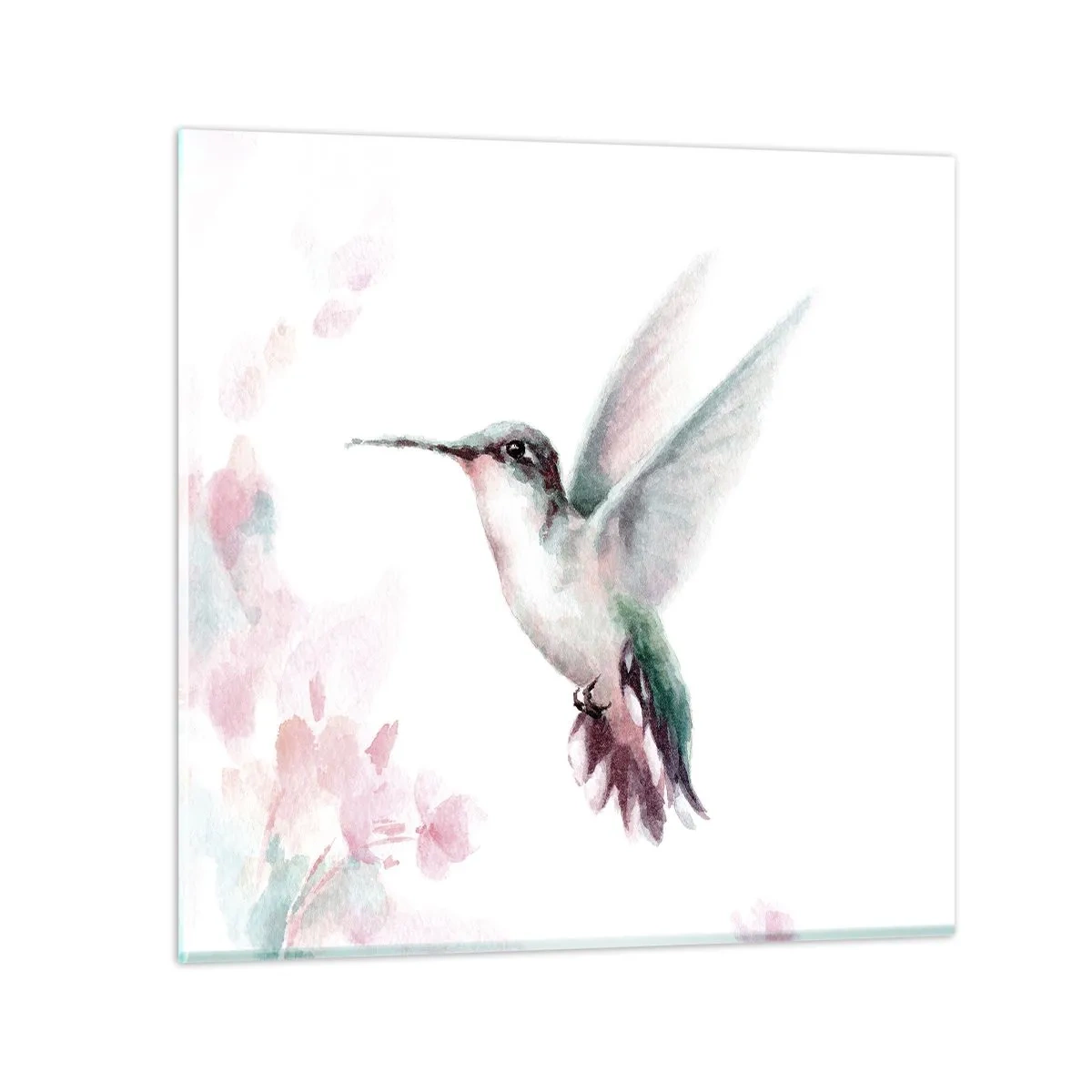 Impression sur verre - Image sur verre - Immortalisé dans un battement - 50x50 cm