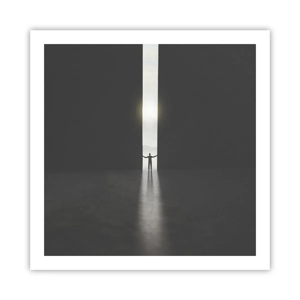 Affiche - Poster - Étape vers un avenir radieux - 60x60 cm