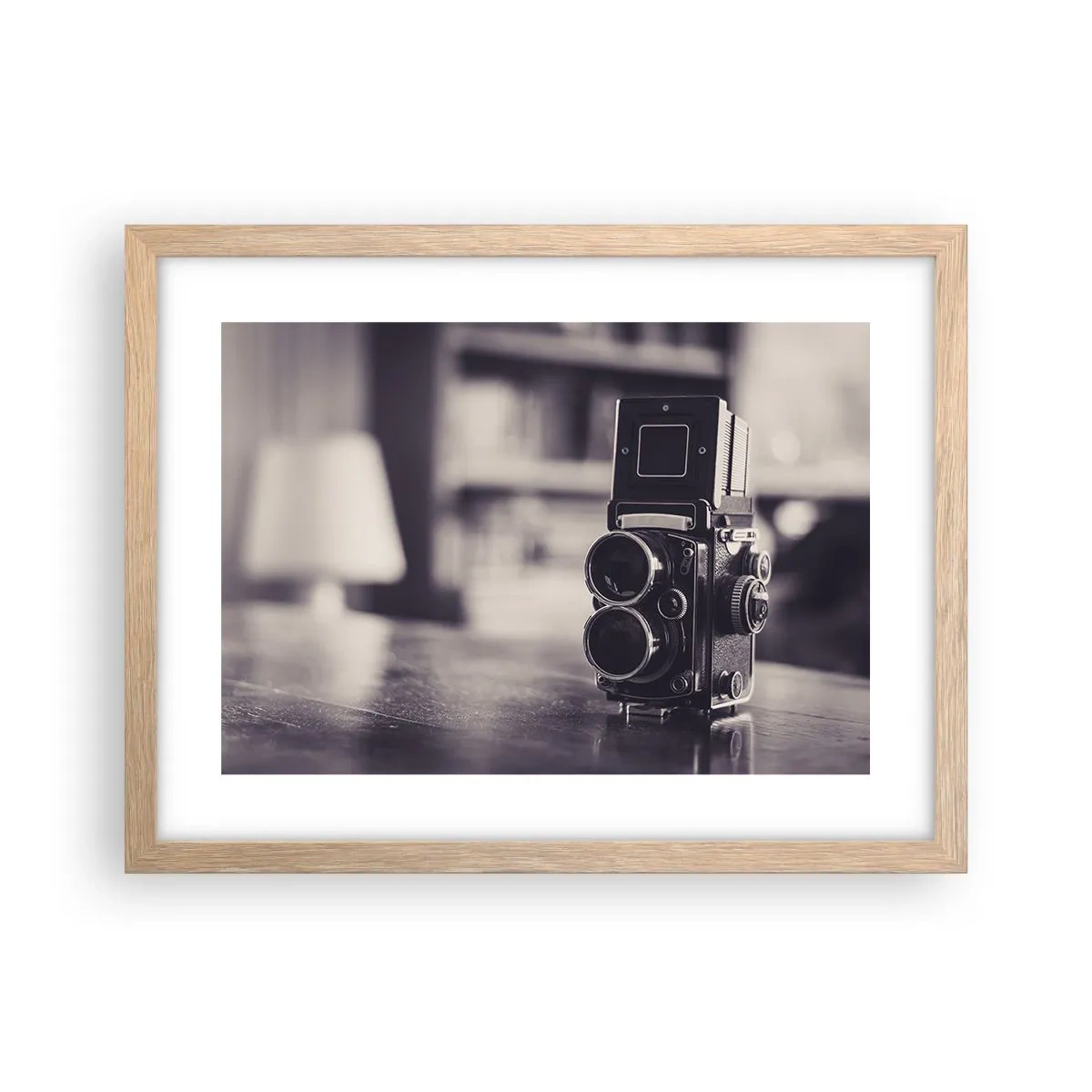 Affiche dans un chêne clair - Poster - La magie de la photographie ancienne - 40x30 cm