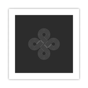 Affiche - Poster - Dans l'âme celtique - 40x40 cm