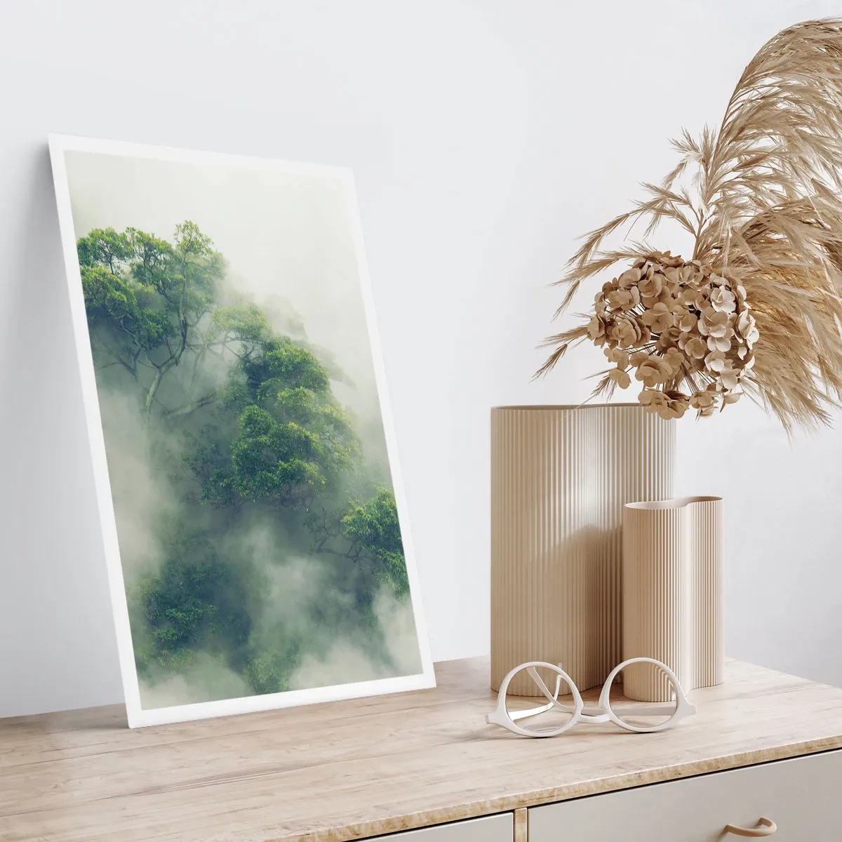 Affiche - Poster - Enveloppé de brouillard - 30x40 cm