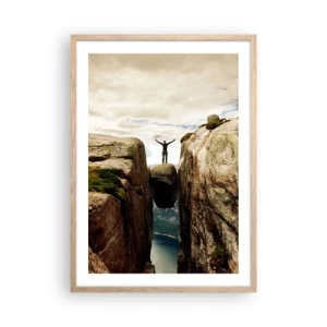 Affiche dans un chêne clair - Poster - Comment vous sentez-vous§ - 50x70 cm