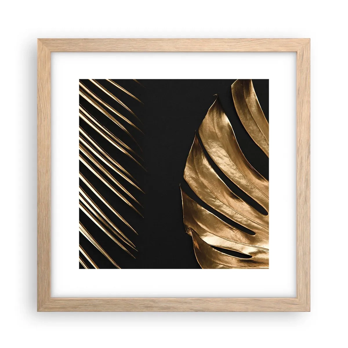 Affiche dans un chêne clair - Poster - Différent et tout aussi cher - 30x30 cm