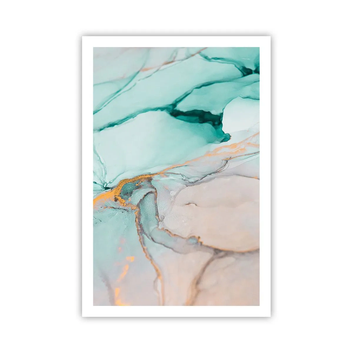 Affiche - Poster - Danse des formes et des couleurs - 61x91 cm