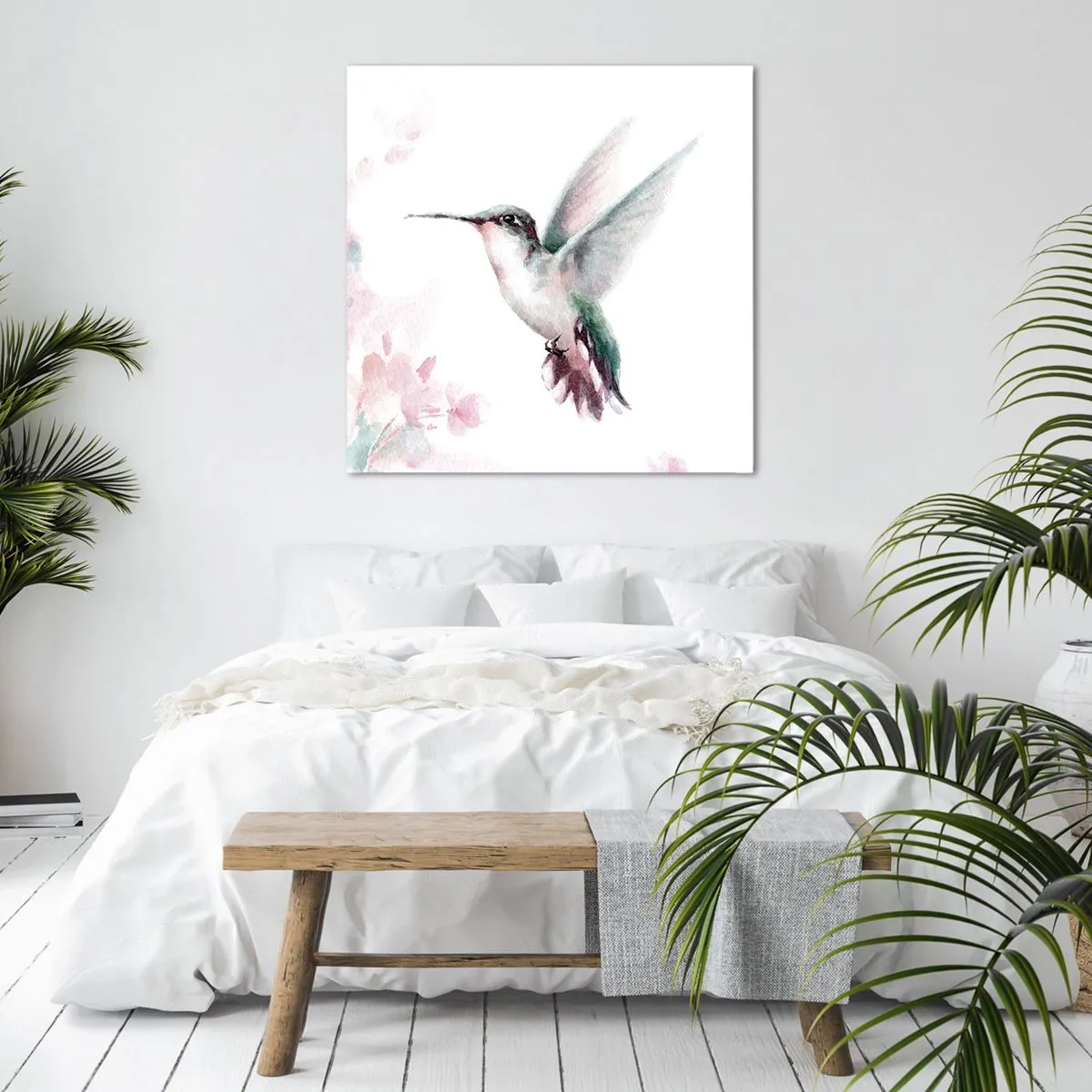 Impression sur toile - Image sur toile - Immortalisé dans un battement - 70x70 cm