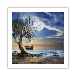 Affiche - Poster - Est-ce la fin ou le début ? - 50x50 cm