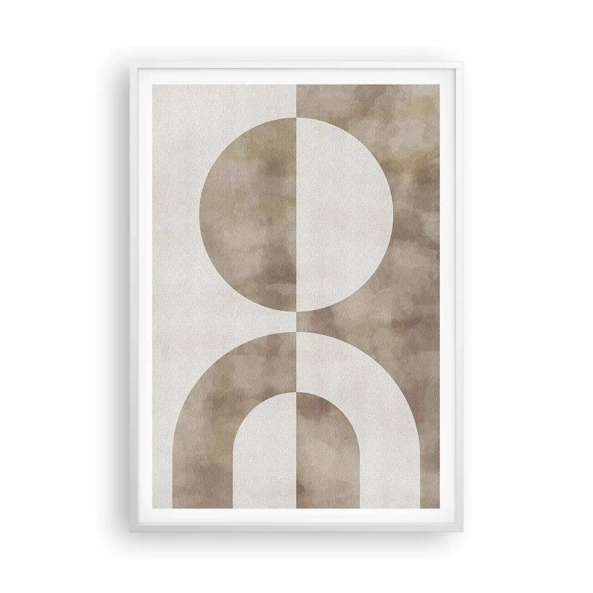 Affiche dans un cadre blanc - Poster - Similitudes et différences - 70x100 cm