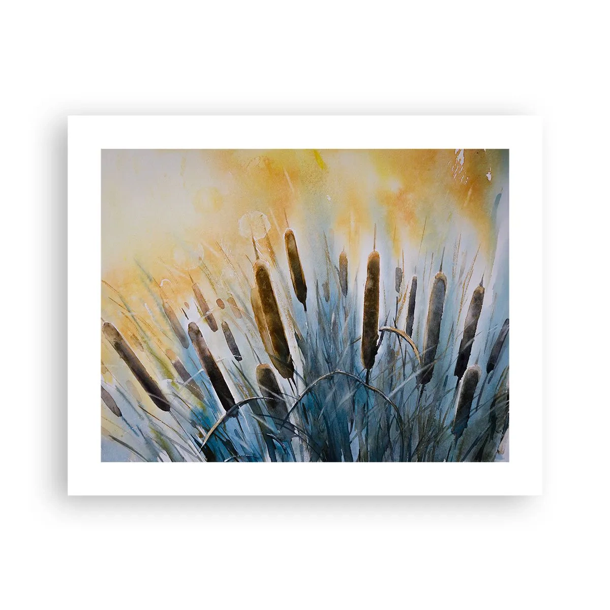 Affiche - Poster - Fraicheur de l'eau, chaleur du soleil - 50x40 cm