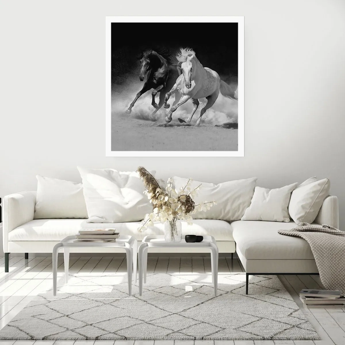 Affiche - Poster - Galop de la liberté - 40x40 cm