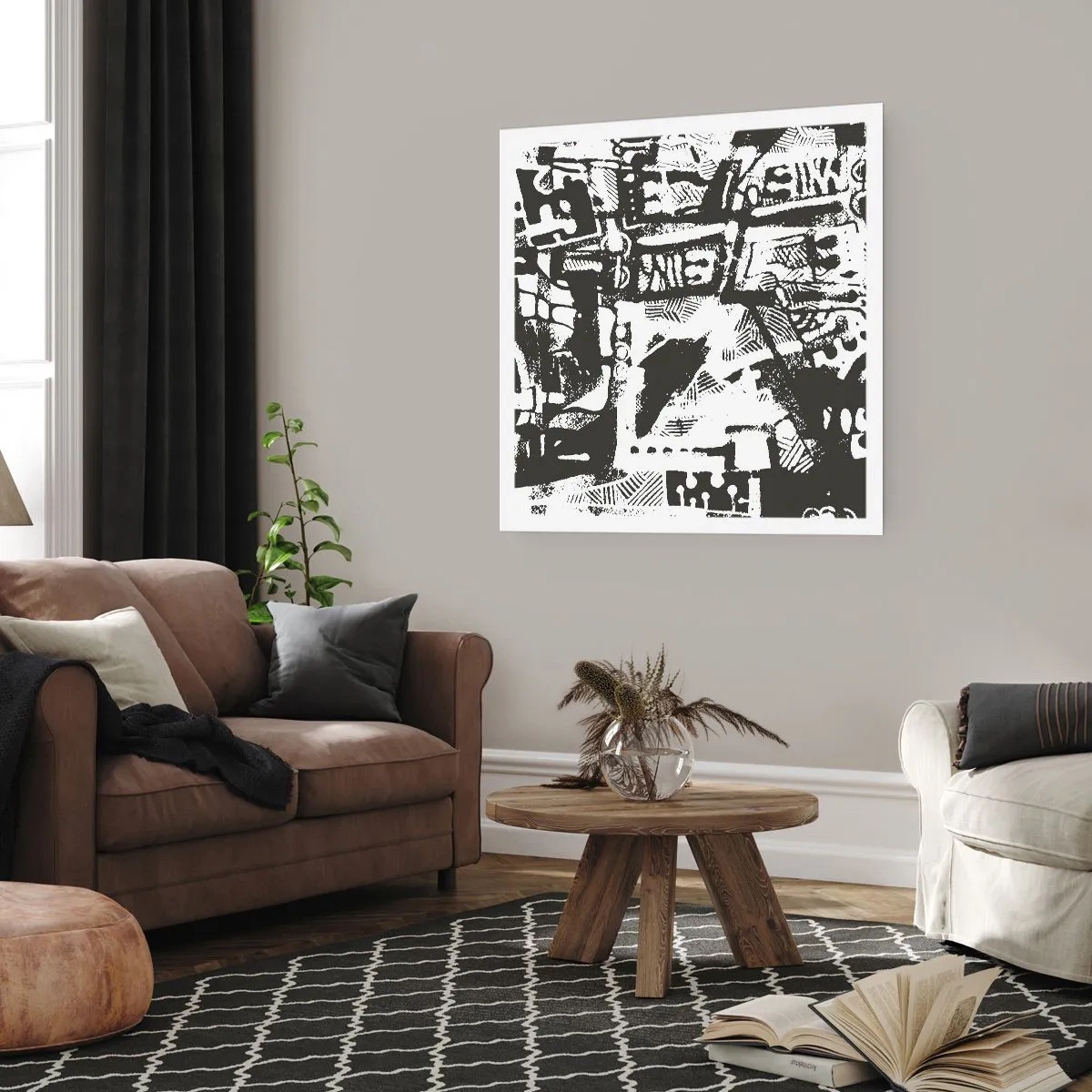 Affiche - Poster - Ordre ou chaos? - 50x50 cm