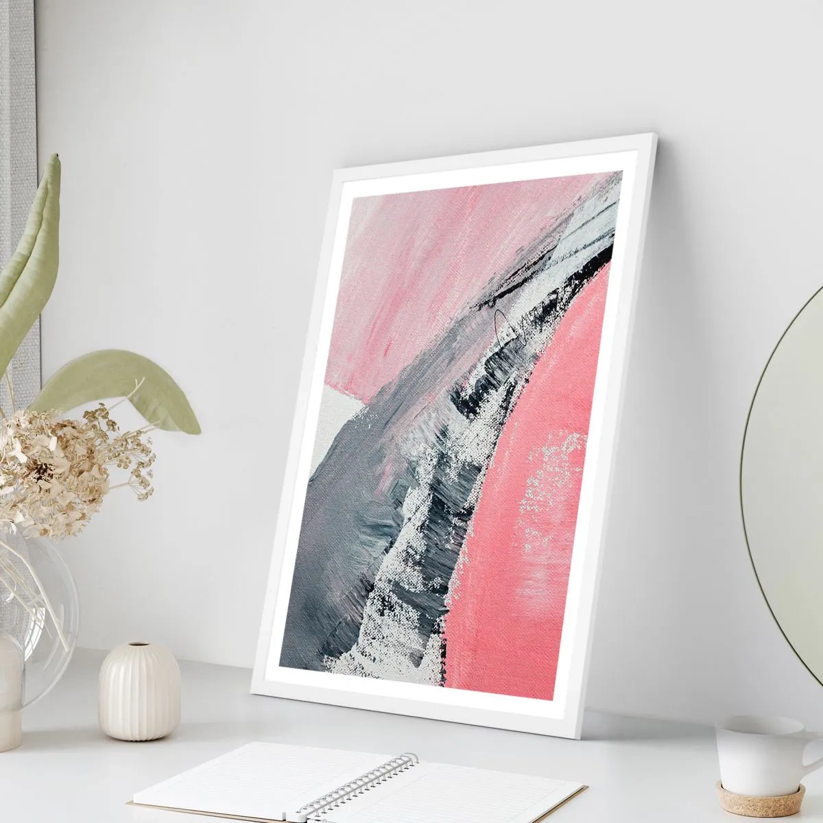 Affiche dans un cadre blanc - Poster - Composition assortie - 50x70 cm