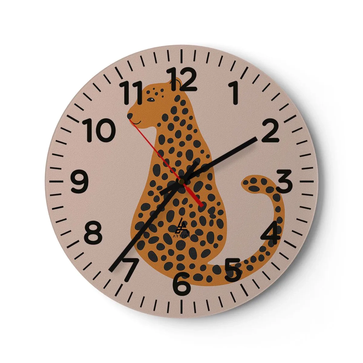 Horloge murale - Pendule murale - La panthère est un motif à la mode - 40x40 cm
