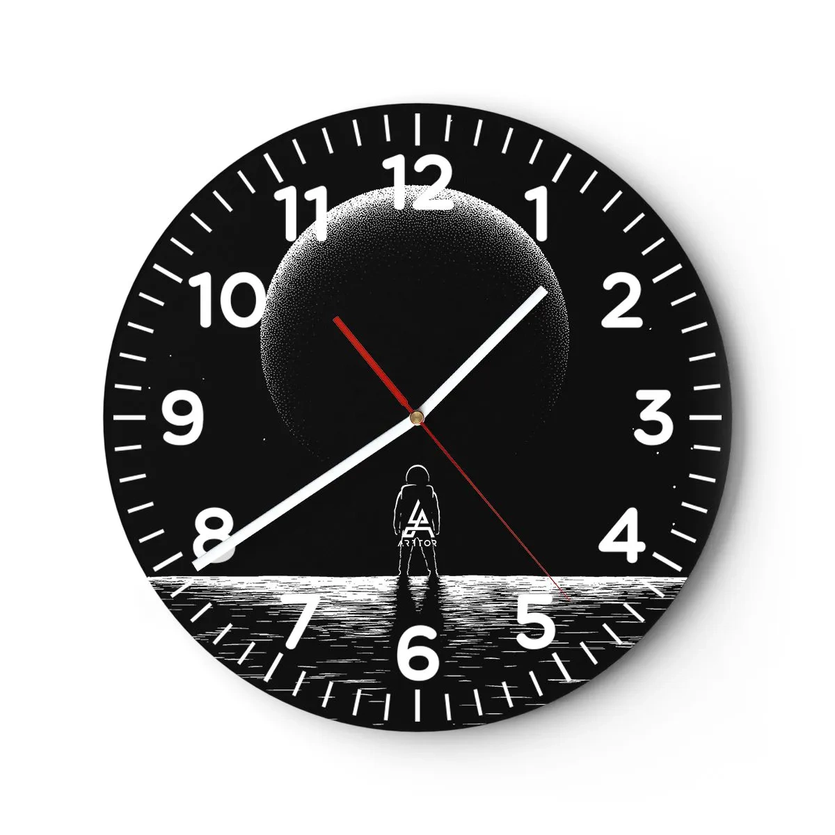 Horloge murale - Pendule murale - Face à face - 30x30 cm