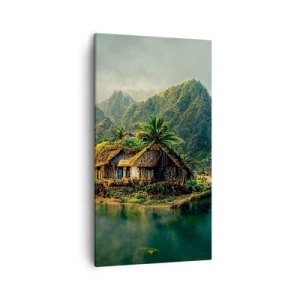 Impression sur toile - Image sur toile - Paradis tropical - 45x80 cm