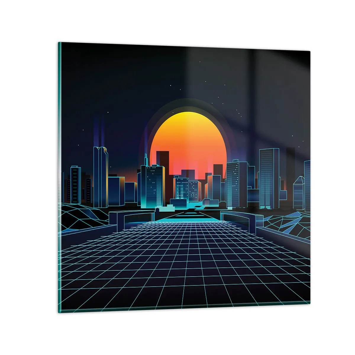 Impression sur verre - Image sur verre - Vous voulez toujours passer au réel ? - 60x60 cm