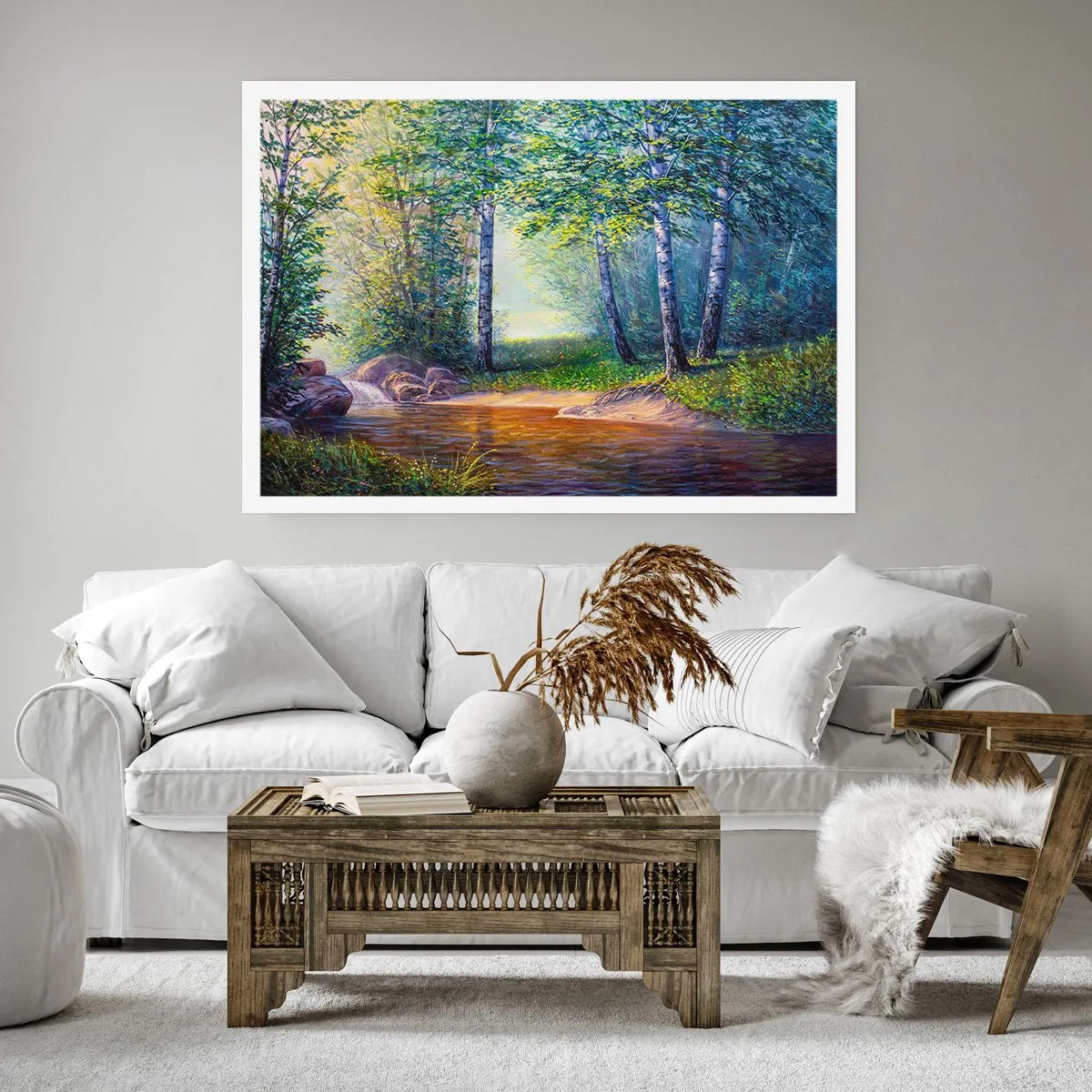 Affiche - Poster - Paysage idyllique - 91x61 cm