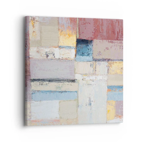 Impression sur toile - Image sur toile - Le calme de la géométrie - 30x30 cm