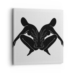 Impression sur toile - Image sur toile - Une âme commune - 30x30 cm