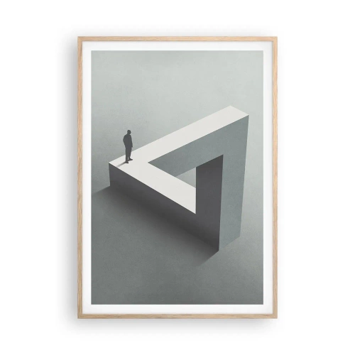 Affiche dans un chêne clair - Poster - Mais c'est possible - 70x100 cm