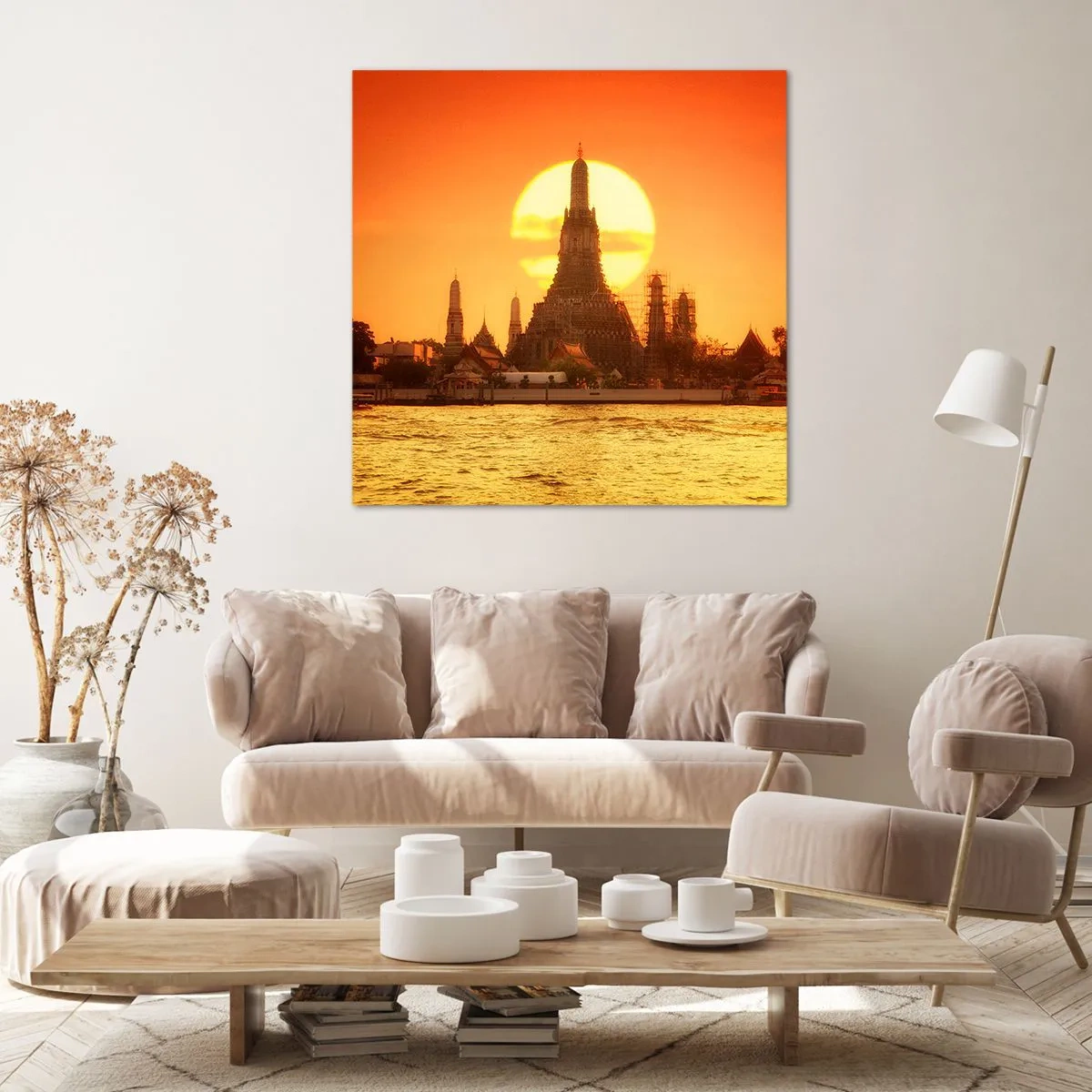 Impression sur toile - Image sur toile - Vers le soleil, toujours vers le soleil - 30x30 cm