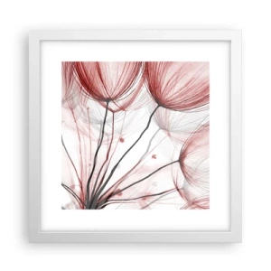 Affiche dans un cadre blanc - Poster - Avant le départ - 30x30 cm