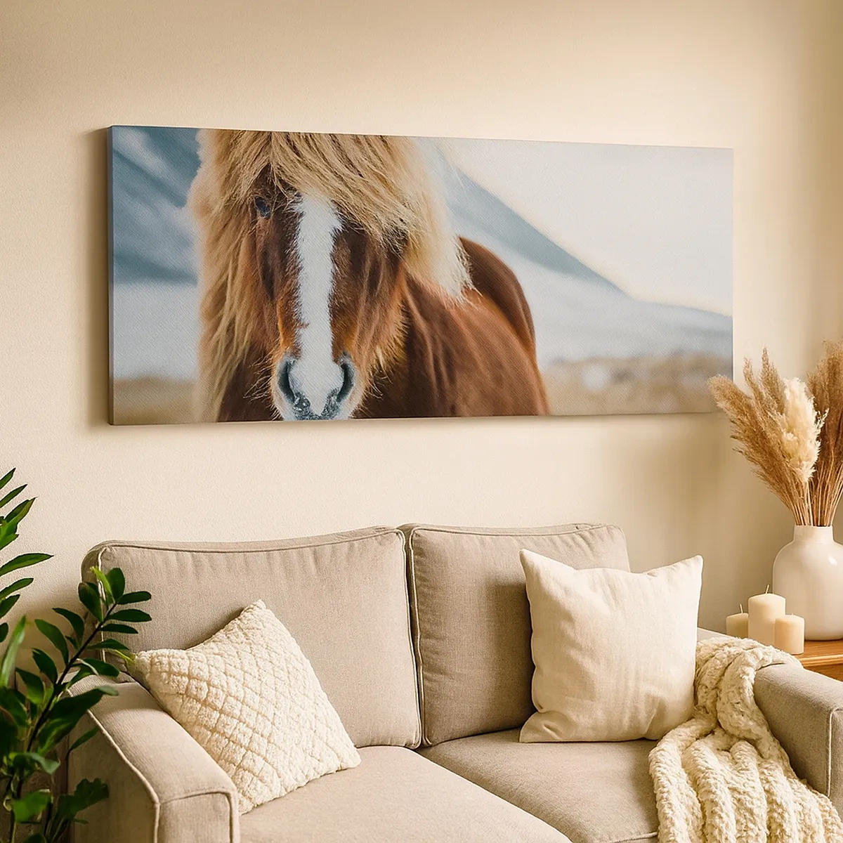 Impression sur toile - Image sur toile - Sentez-vous la liberté ? - 30x30 cm