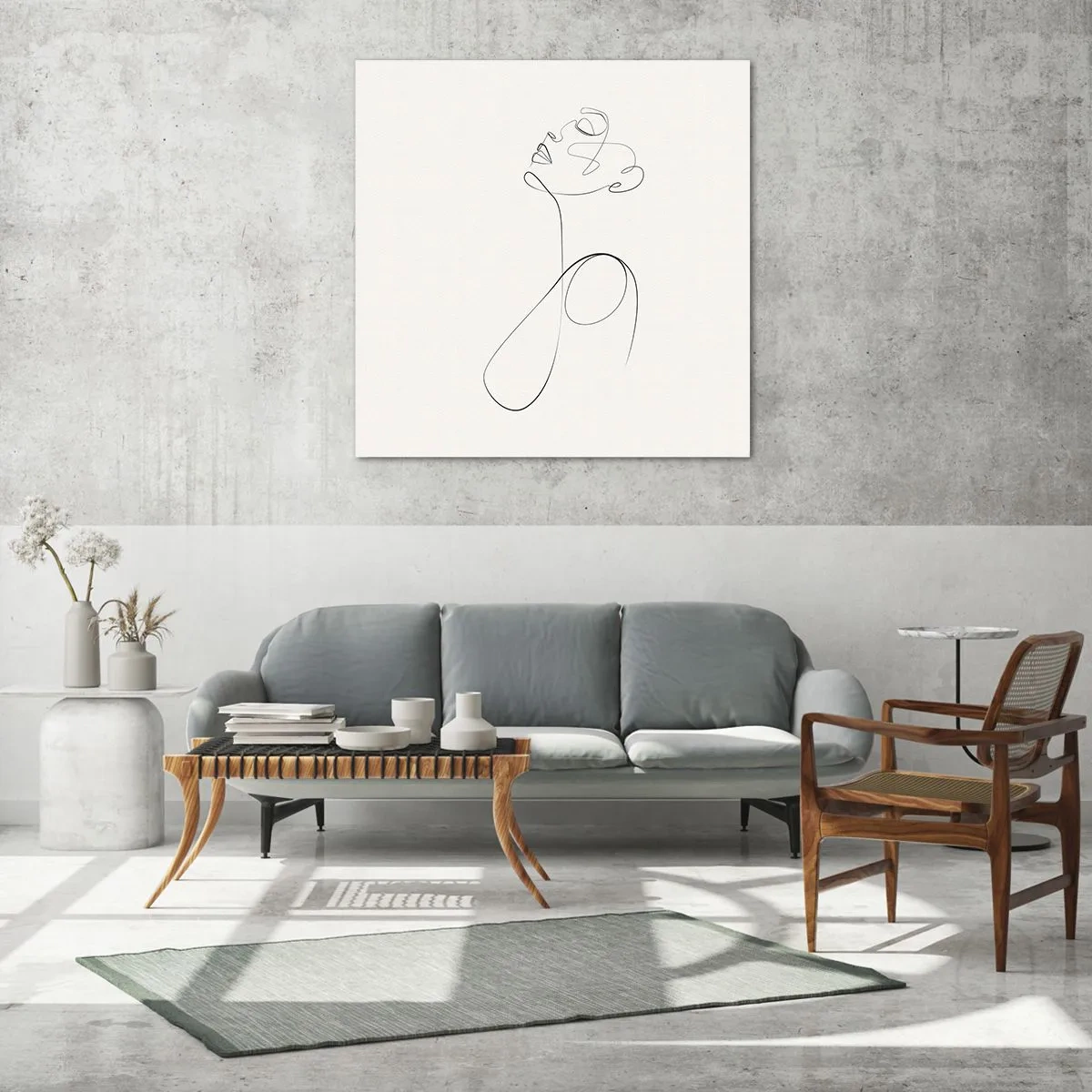 Impression sur verre - Image sur verre - En boucle dans les rêves - 40x40 cm