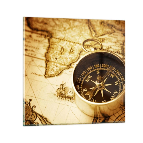 Impression sur verre - Image sur verre - Est ou ouest? - 30x30 cm