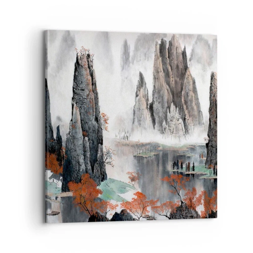 Impression sur toile - Image sur toile - De puissants gardiens - 70x70 cm